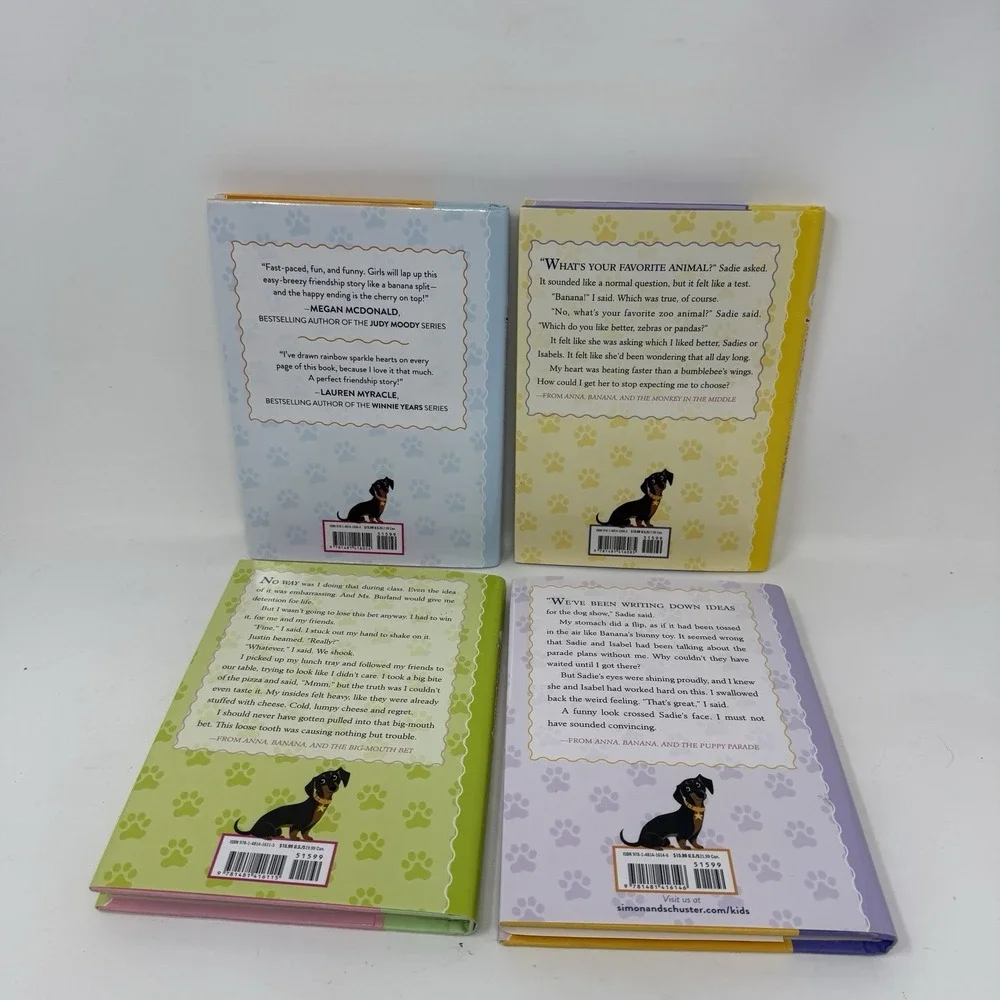Anna, Banana Series Books 1-4   Books in‎ Hardcover